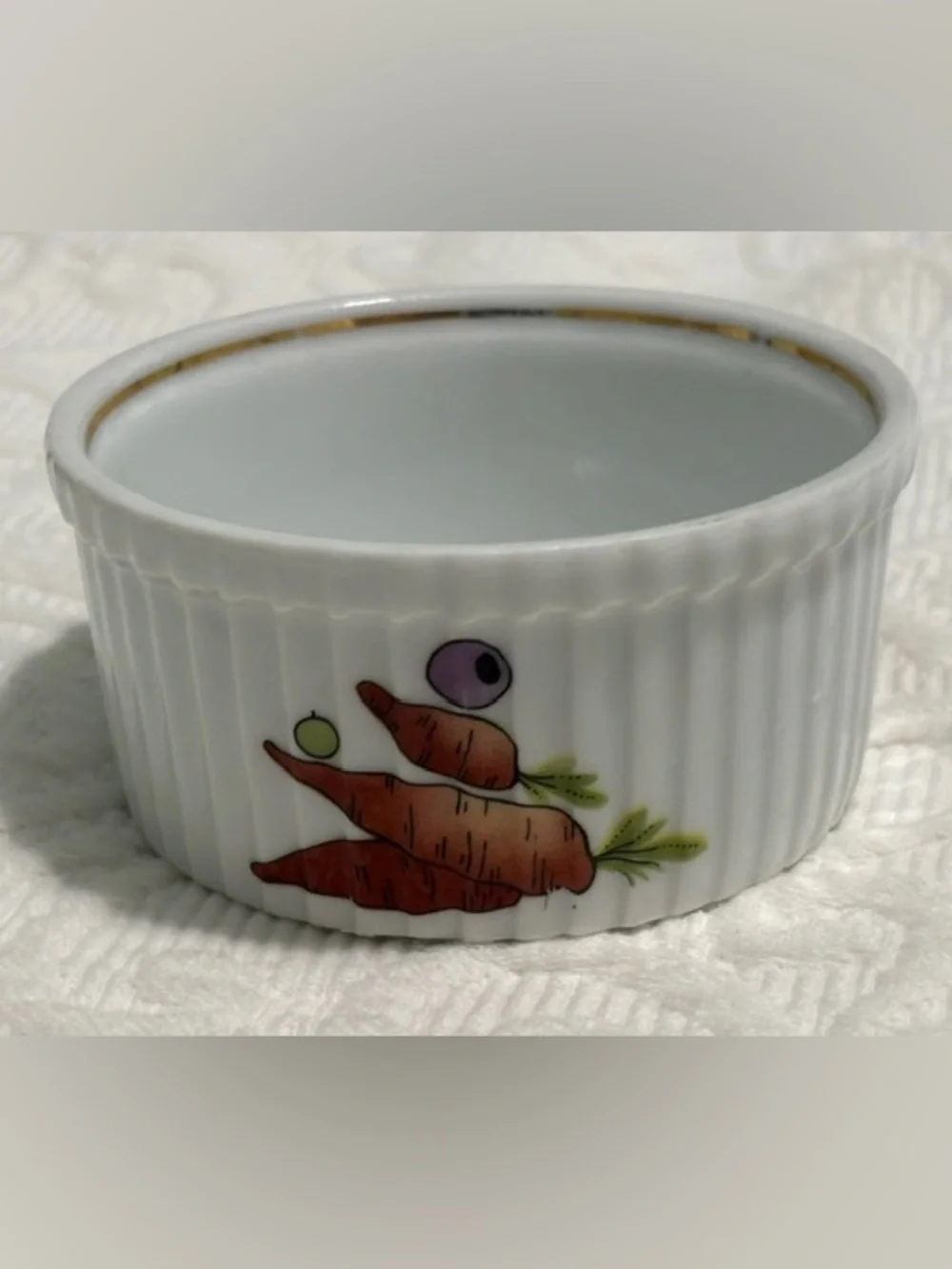 Louis Lourioux  France Set of 4 Ramekins, Vegetables